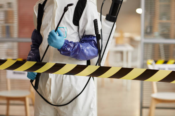 Professional Sewage Cleanup technician working in Howard, SD